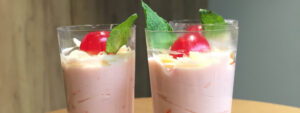 Receta de Cheesecake de cerezas en almíbar