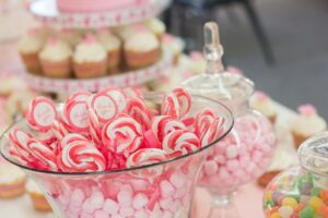 decoración candy bar